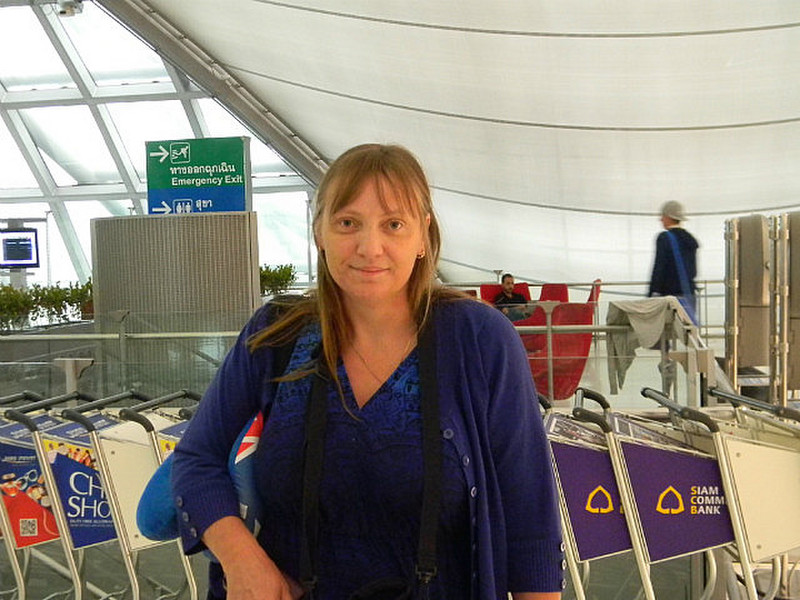 Mum at the airport