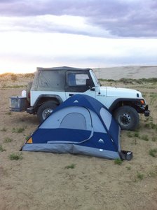 Camp at Killpecker Dunes