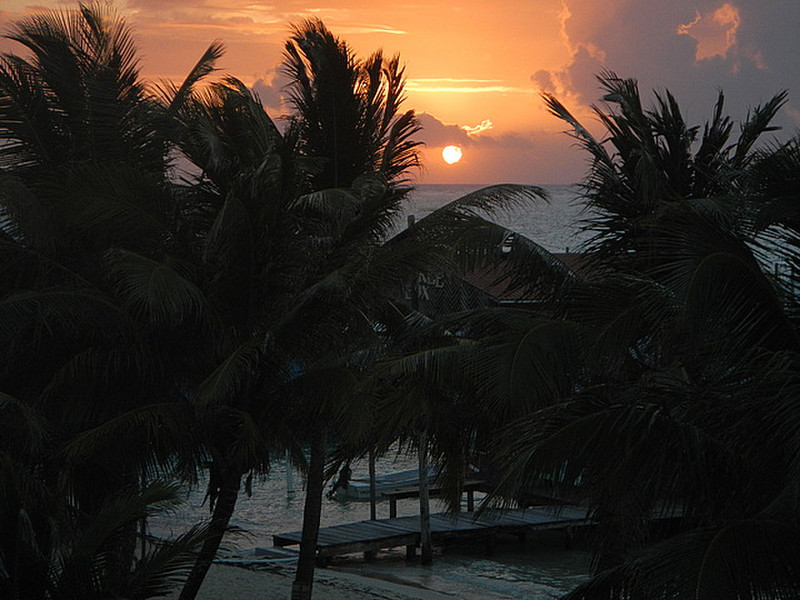 Sunrise in Belize