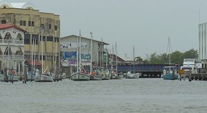 Belize City from boat taxi
