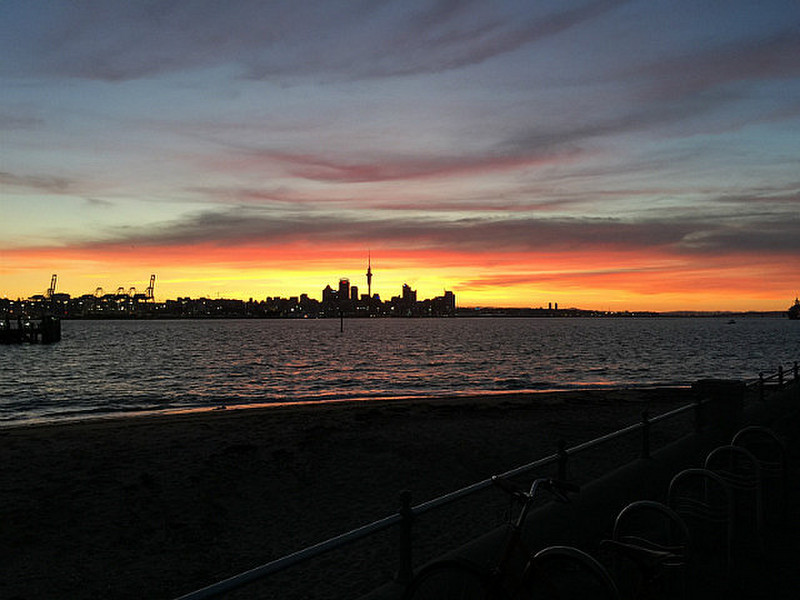 Auckland @ Sunset from Devonport