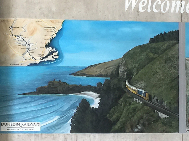 Dunedin Railway Mural 