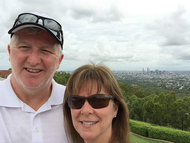 Selfie from Mt Coot-Tha