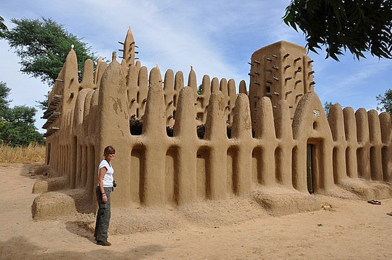 Mud Mosque In Dogon Country