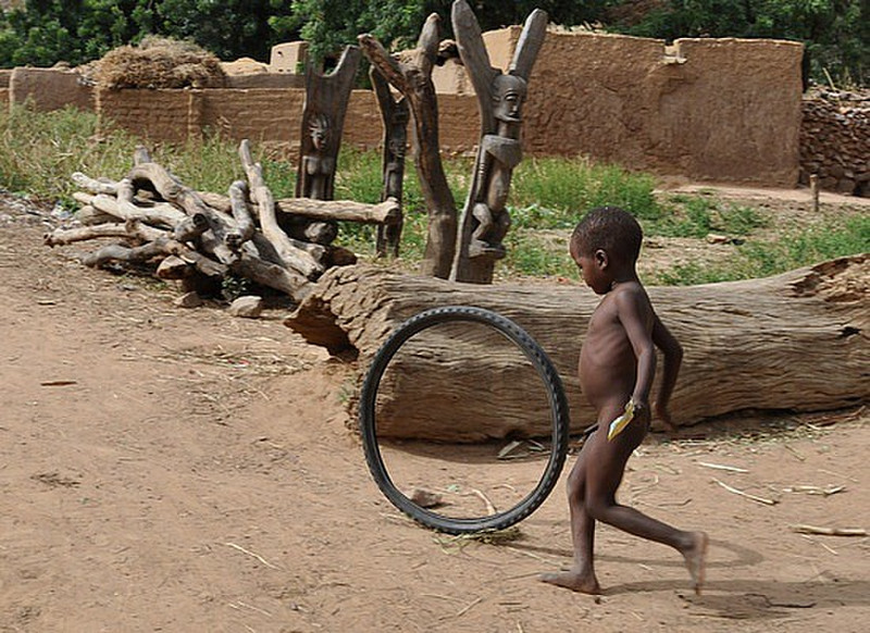 Kids Game In Dogon