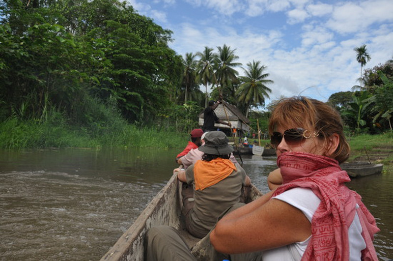 Canoe On The Sepik