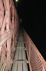 Bridge Walkway At Night