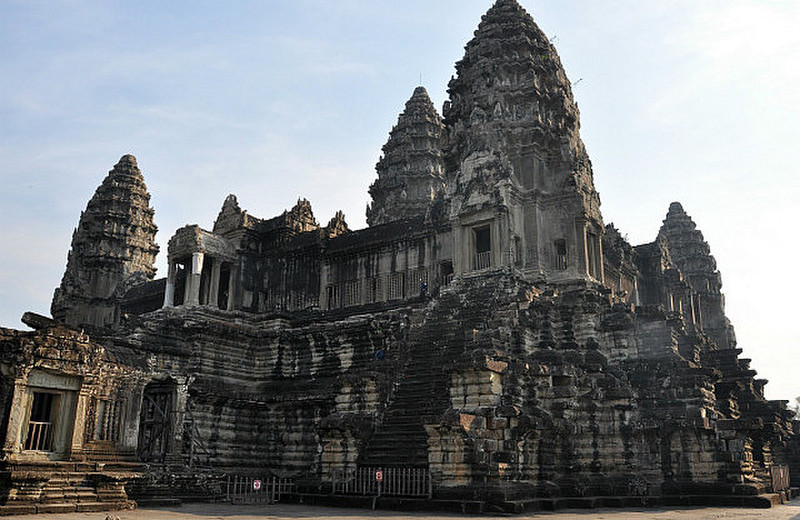Frontal View Of Angkor
