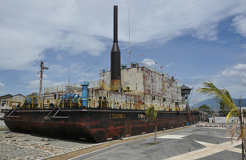 Powerplant Ship Pushed 5km Inland