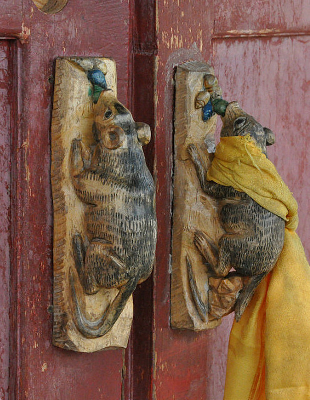 Door Handles To The Aryabal Temple