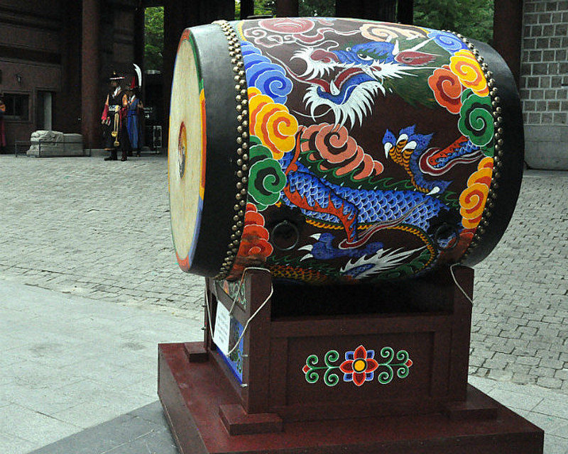 Drum At The Entrance