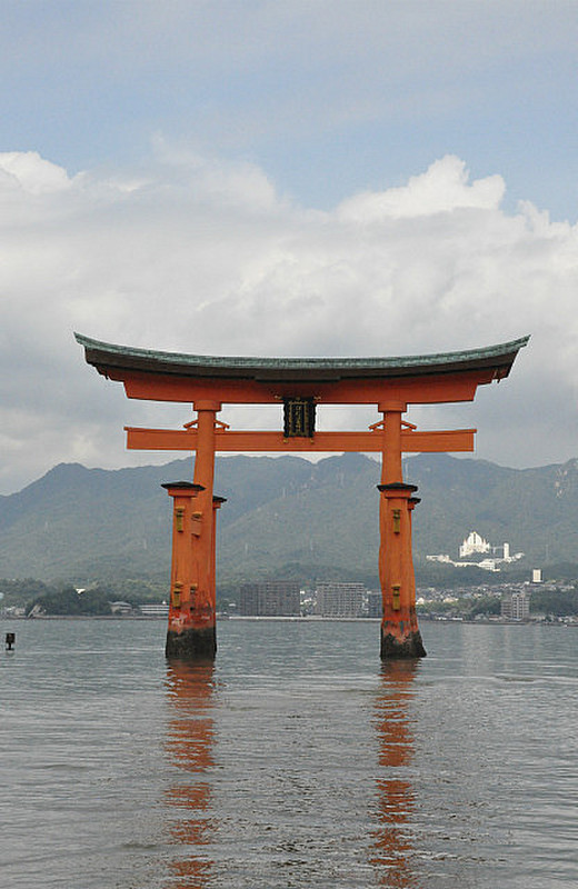 Itsukushima Shrine From Land
