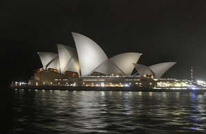 Opera House At Night