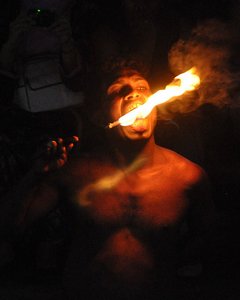 Sri Lankan Fire Eater