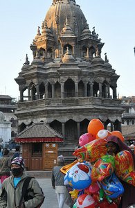 Balloons And Temple