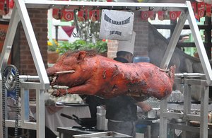 Boar On The Grill