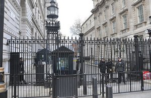 Downing St Is Closed Off