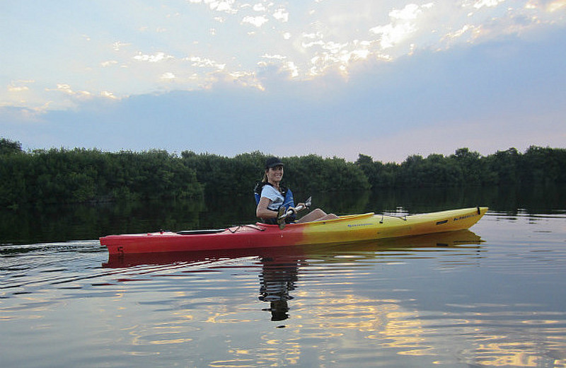 Kayaking At Sunrise
