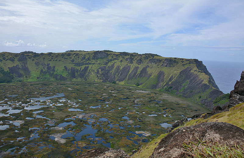 Crater Near The Sea