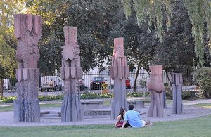 Santiago Loves Statues And Art Installations
