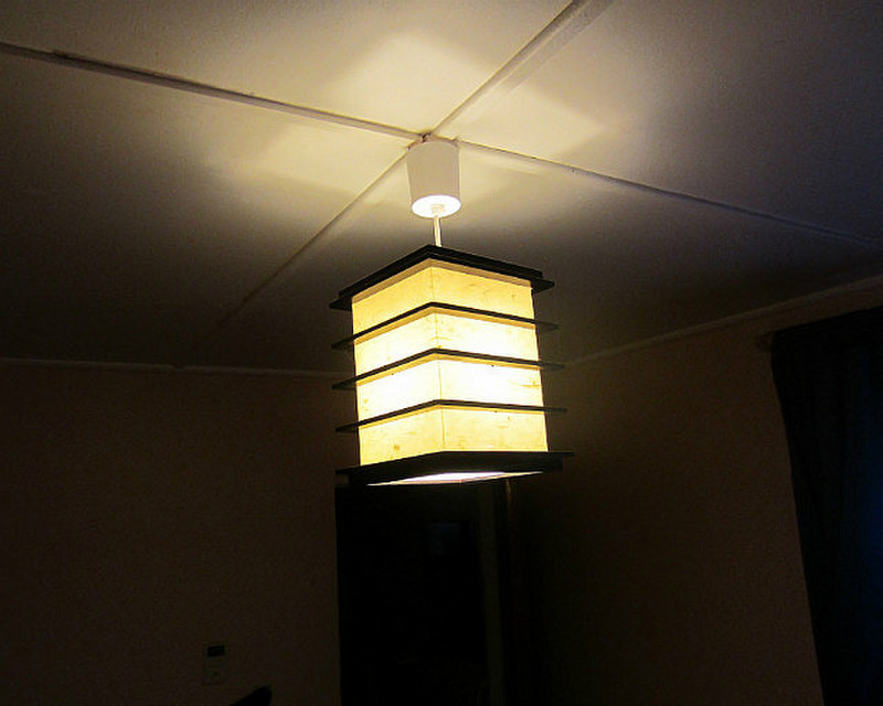 Our Swinging Light Fixture