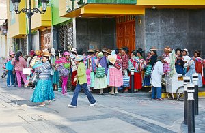 Bank Line-up In Puno