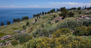 Lake Titicaca From Taquile Island