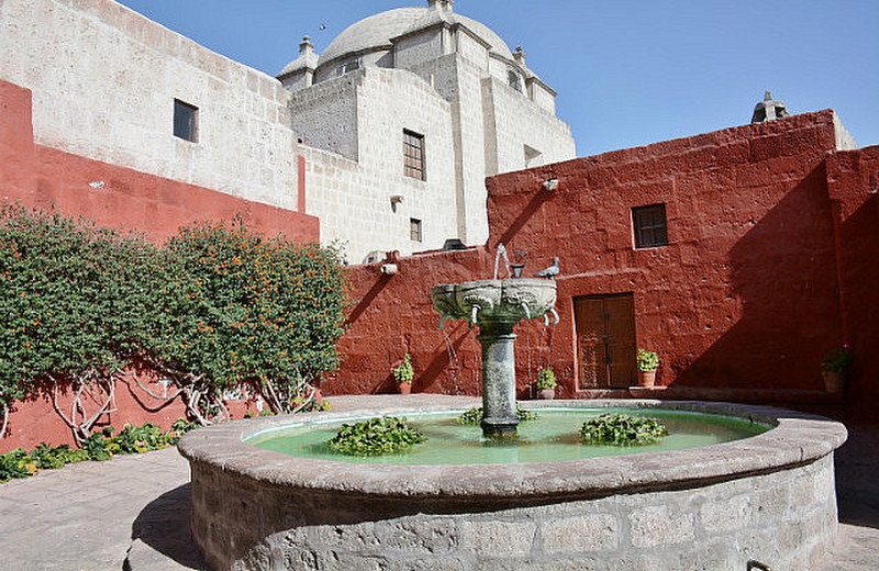 Monastery Courtyard