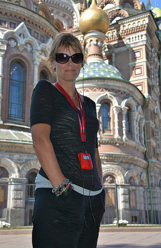 Posing Outside Of The Spilled Blood