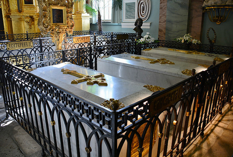 Romanov Tombs In Saints Peter And Paul Cathedral