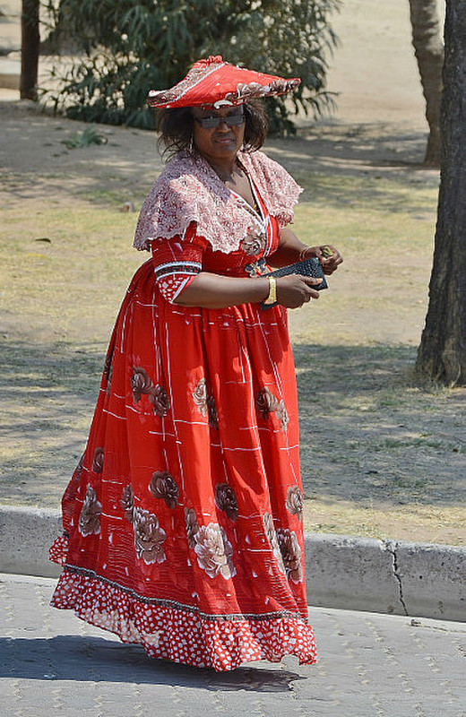 Herero Woman Still Dresses Like Colonists 