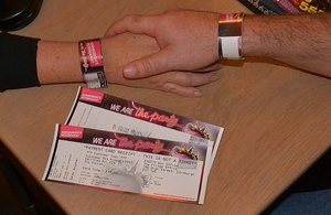 Our Tickets To The Party