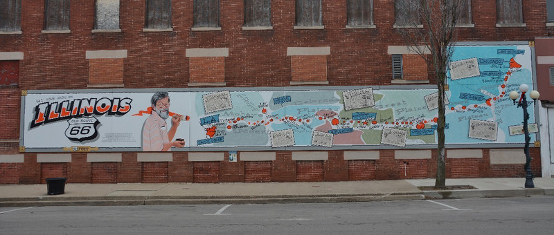 Pontiac Route 66 Murals
