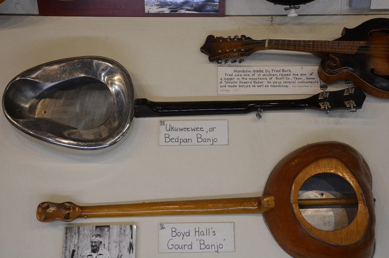 Bedpan Banjo At Museum Of Appalachia