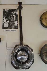 Hub Cap Banjo At Museum Of Appalachia