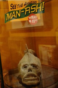 Austin Weird Museum- Man Fish