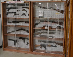 Border Patrol Museum- Bad Guy Weapons