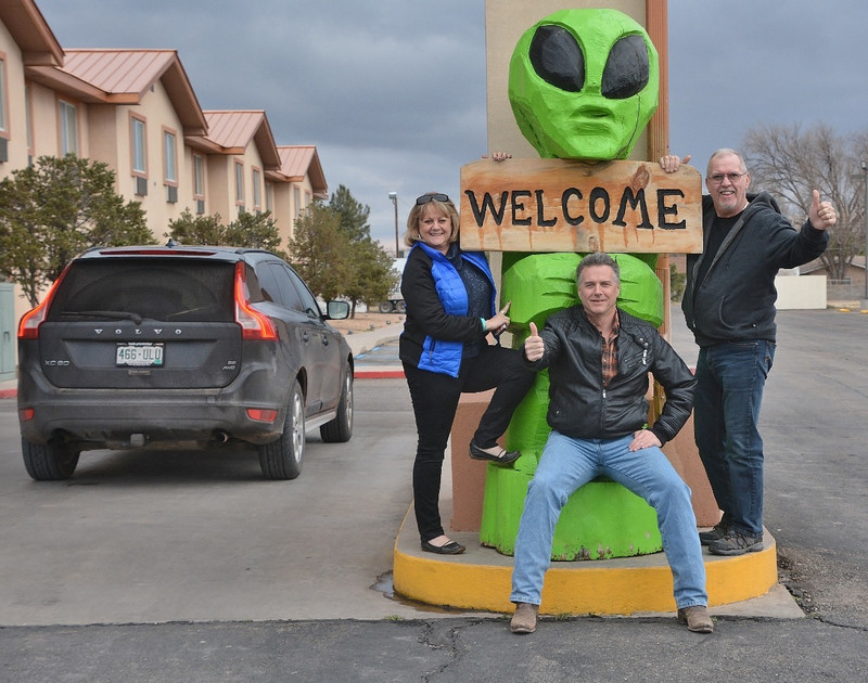 Deb B And I, And 2 Aliens