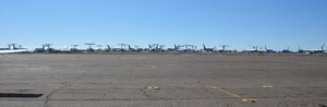 Airplane Scrapyard At Roswell