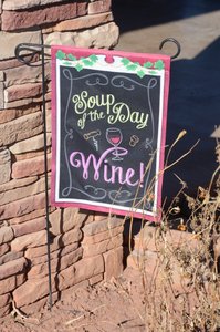 Wine Is The Soup Of The Day