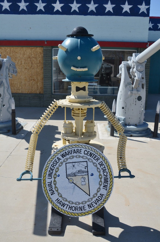 Hawthorne Mascot Made Of Bomb Material