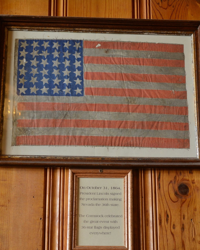 Flag Signed By Lincoln When Nevada Joined The U.S.