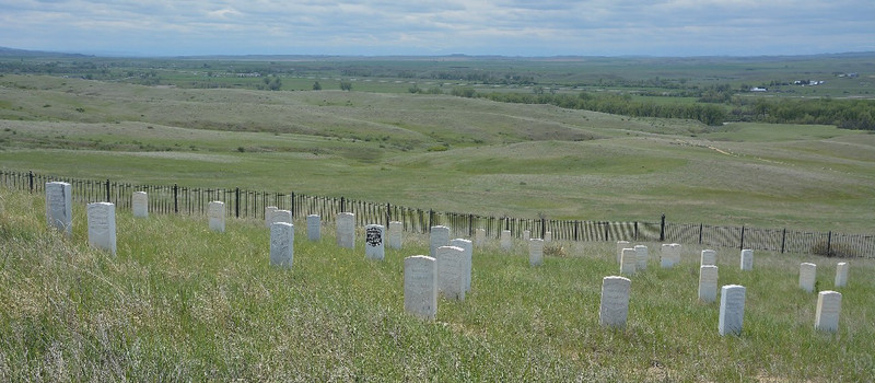 Spots Where Soldiers Fell At Little Bighorn