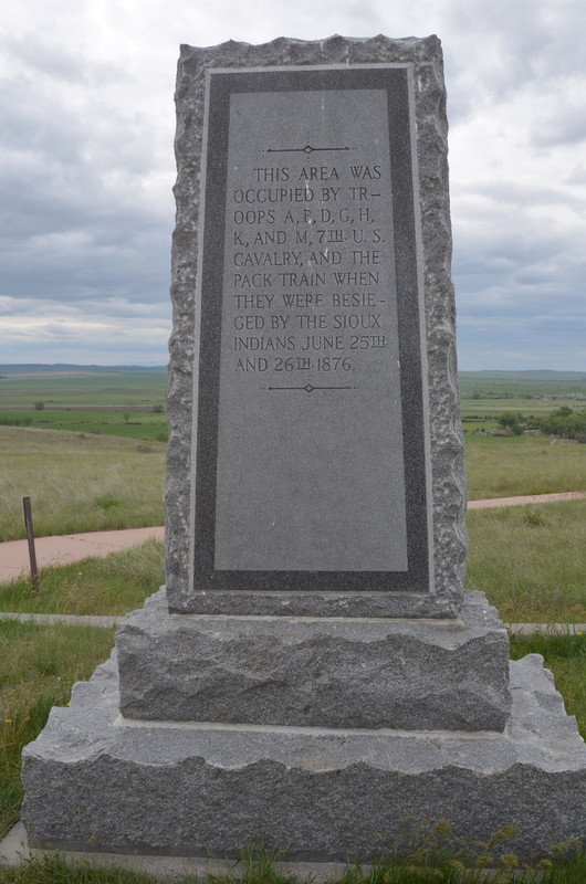 Marker For One Of Custer&#39;s Groups
