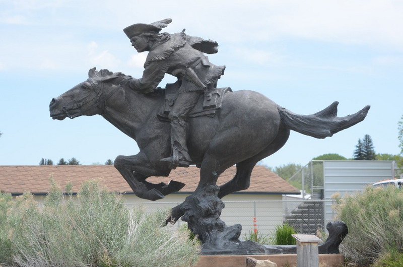 Buffalo Bill As A Pony Express Rider