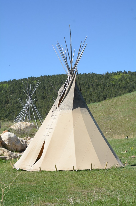 Teepees Near &#39;Dances With Wolves&#39; Film Site