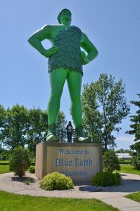 The 55.5 Foot Tall Jolly Green Giant 