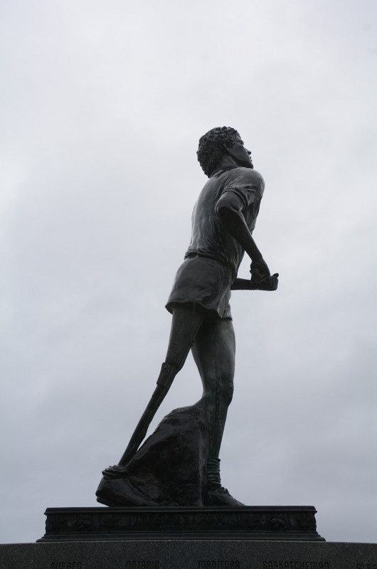 Terry Fox Lost A Leg To Cancer