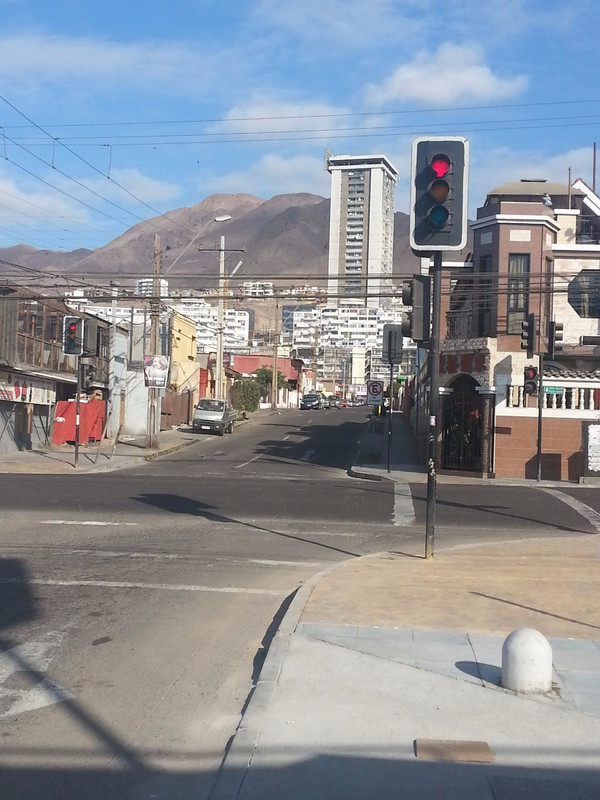 The corner where my hostel was located