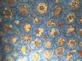 Intricately painted ceiling in St Basil's